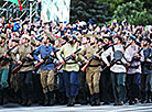 Solemn parade in honor of Independence Day in Minsk