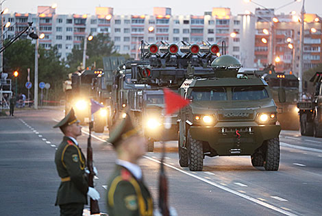 Solemn parade in honor of Independence Day in Minsk