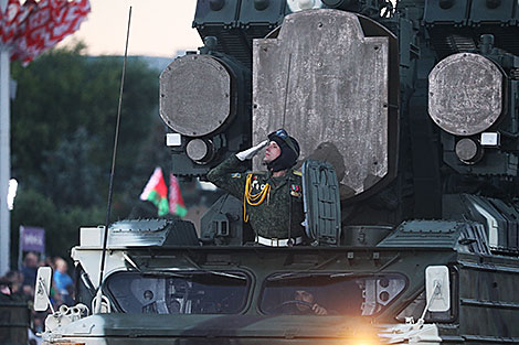Solemn parade in honor of Independence Day in Minsk