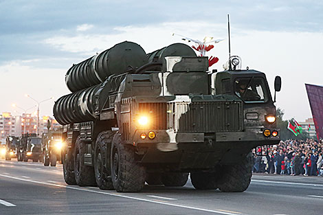 Solemn parade in honor of Independence Day in Minsk