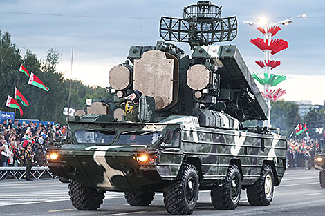 Solemn parade in honor of Independence Day in Minsk