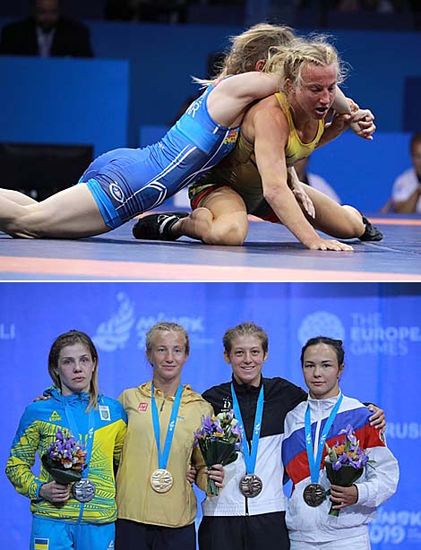 Sofia Mattsson (Sweden) and Yuliia Khavaldzhy (Ukraine)