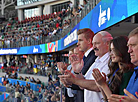 Lukashenko attends DNA final at Dinamo Stadium in Minsk