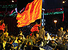 Mass theatrical show Heroic Belarus in Minsk in honor of Independence Day