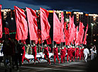 Mass theatrical show Heroic Belarus in Minsk in honor of Independence Day