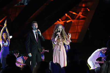 Festive gala concert near the Minsk – Hero City Obelisk