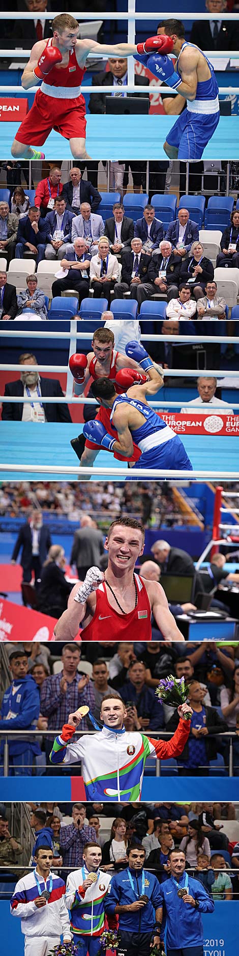 Беларускі баксёр Дзмітрый Асанаў стаў чэмпіёнам II Еўрапейскіх гульняў