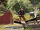 Military history reenactment during Bagration Festival