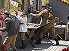 Military history reenactment during Bagration Festival