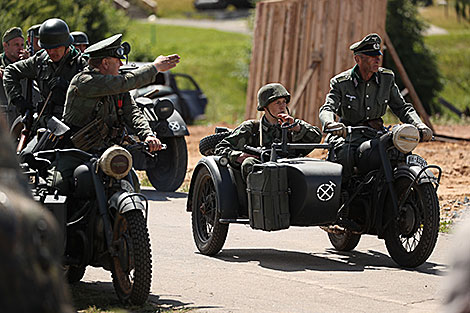 Военно-историческая реконструкция на фестивале 