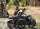 Military history reenactment during Bagration Festival