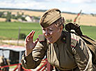 Military history reenactment during Bagration Festival