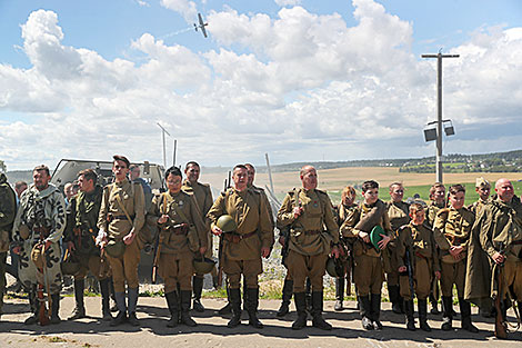 Военно-историческая реконструкция на фестивале 