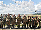 Military history reenactment during Bagration Festival