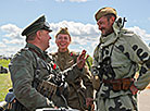 Military history reenactment during Bagration Festival