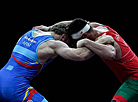 Белорусский атлет греко-римского стиля Александр Грабовик (весовая категория 97 кг) стал серебряным призером II Европейских игр 