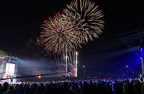 Fireworks over Alexandria