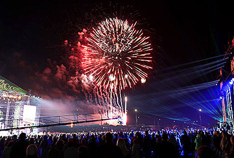 Fireworks over Alexandria