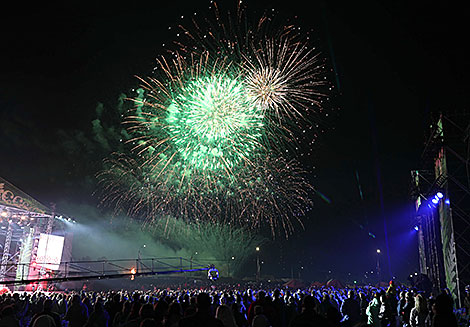 Fireworks over Alexandria