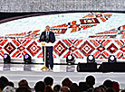 Belarus President Aleksandr Lukashenko at the festival in Alexandria