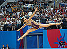 Соревнования по художественной гимнастике в индивидуальном многоборье. Линой Ашрам (Израиль) 