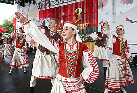 Празднование Дня Независимости в Гродно