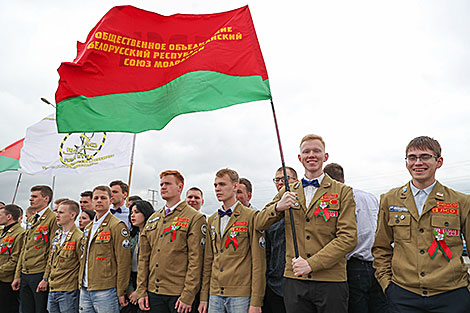 Адкрыццё працоўнага семестра на маладзёжнай стройцы