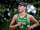 Tatiana Luksha during a running stage 