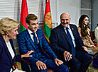 Belarus President Aleksandr Lukashenko at the opening of the 28th edition of the International Festival of Arts Slavianski Bazaar in Vitebsk