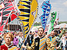 The parade of the Italian flags