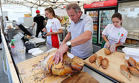 Italy-Belarus friendship day in the Upper Town 