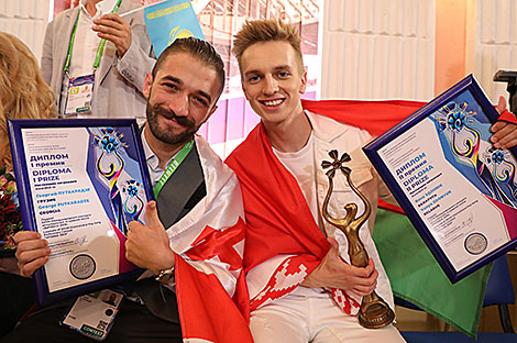 George Putkaradze from Georgia and Vanya Zdonyuk (Belarus)