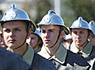 Emergency services parade at Independence Avenue in Minsk