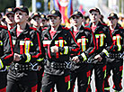 Emergency services parade at Independence Avenue in Minsk