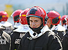 Emergency services parade at Independence Avenue in Minsk