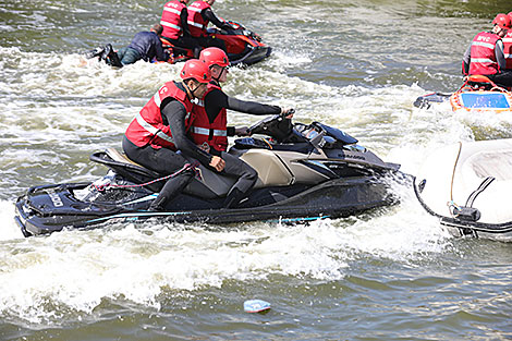 Firefighters’ Day celebrations in Gorky Park in Minsk