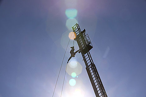 Firefighters’ Day celebrations in Gorky Park in Minsk