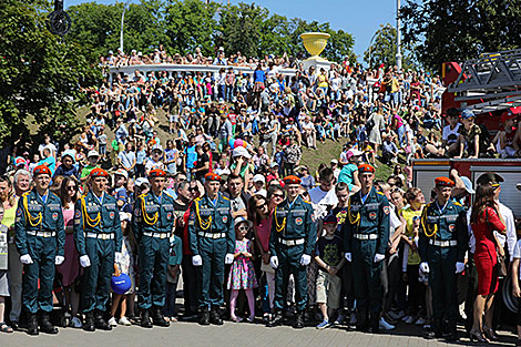 Firefighters’ Day celebrations in Gorky Park in Minsk