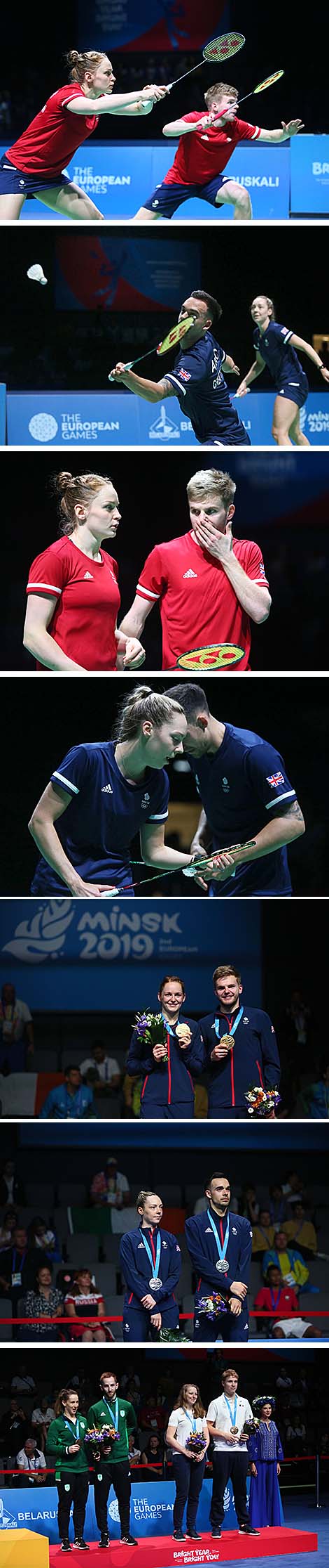 Gabrielle Adcock and Chris Adcock from Great Britain won Mixed Doubles tournament. 