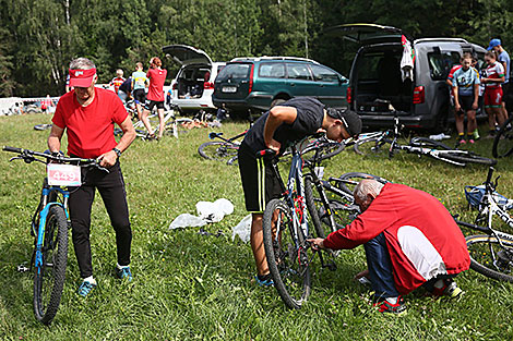 Susedzi bike marathon 2019 in Augustow Canal