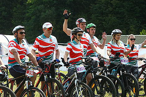 Participants of Susedzi bike marathon from Lithuania 