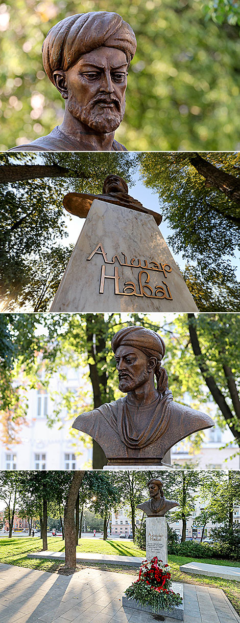 Monument to Uzbek poet Alisher Navaiy unveiled in Minsk