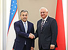 Mikhail Myasnikovich meets with First Deputy Chairman of the Senate of Oliy Majlis of Uzbekistan Sadiq Safaev