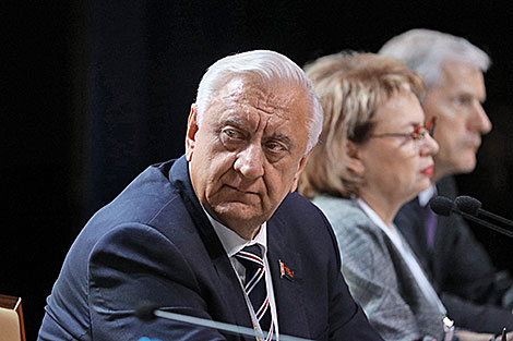Chairman of the Council of the Republic of the national Assembly of Belarus Mikhail Myasnikovich 