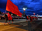 Mass theatrical show Heroic Belarus in Minsk in honor of Independence Day