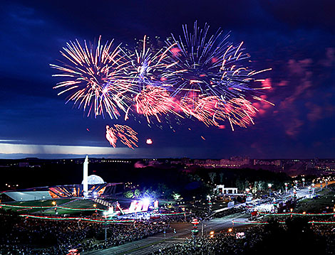 Patriotic action “Let’s sing the national anthem together” in Minsk