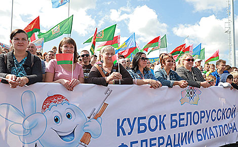 Открытие биатлонного комплекса 