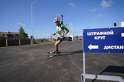 Новый биатлонный комплекс в Гомеле: соревнования 