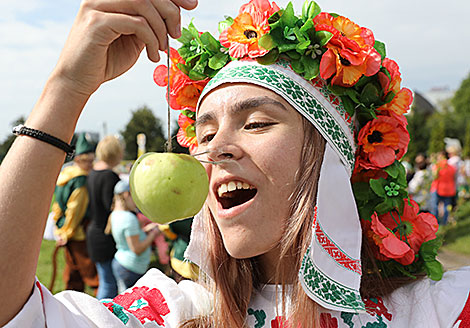 Apple Feast of the Saviour festival in Polotsk 