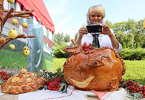 Apple Feast of the Saviour festival in Polotsk